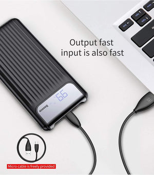 Planet Gates Russian Federation / White Baseus 10000mAh LCD Quick Charge 3.0 Dual USB Power Bank For iPhone X 8 7 6 Samsung S9 S8 Xiaomi Powerbank Battery Charger QC3.0
