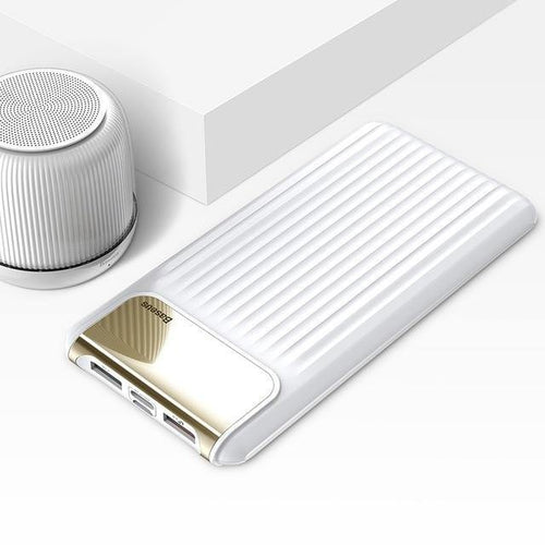 Planet Gates Russian Federation / White Baseus 10000mAh LCD Quick Charge 3.0 Dual USB Power Bank For iPhone X 8 7 6 Samsung S9 S8 Xiaomi Powerbank Battery Charger QC3.0