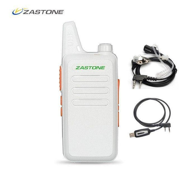 Planet Gates Russian Federation / white cable headset Zastone X6 UHF 400-470MHz MINI Radio Handheld Two-Way Communication Equipment Portable Walkie Talkie With headset Cable ZT-X6