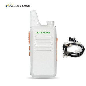 Planet Gates Russian Federation / white radio headset Zastone X6 UHF 400-470MHz MINI Radio Handheld Two-Way Communication Equipment Portable Walkie Talkie With headset Cable ZT-X6