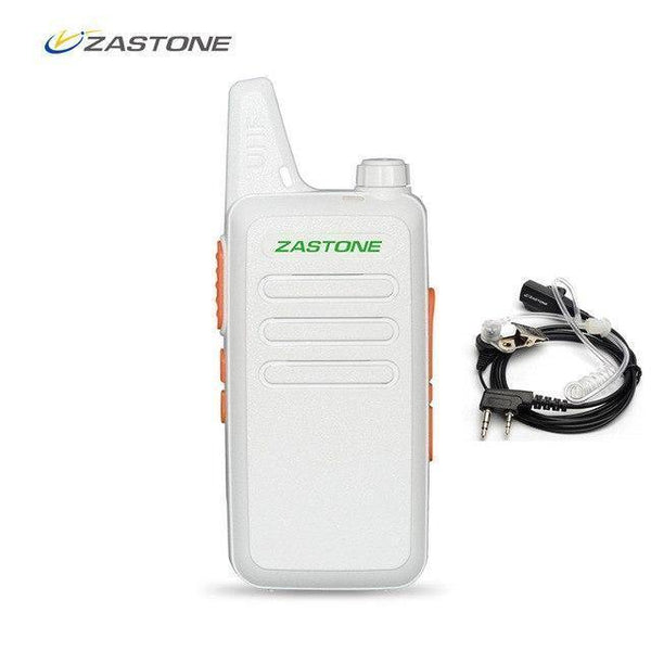 Planet Gates Russian Federation / white radio headset Zastone X6 UHF 400-470MHz MINI Radio Handheld Two-Way Communication Equipment Portable Walkie Talkie With headset Cable ZT-X6