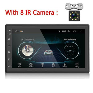 Planet Gates Russian Federation / With 8 IR Camera 2din Car Radio Android multimedia player Autoradio 2 Din 7'' Touch screen GPS Bluetooth FM WIFI auto audio player stereo