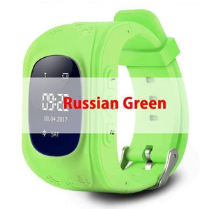 Planet Gates Russian green GPS smart Kids children's watch SOS call location finder child locator tracker anti-lost monitor baby watch IOS & Android