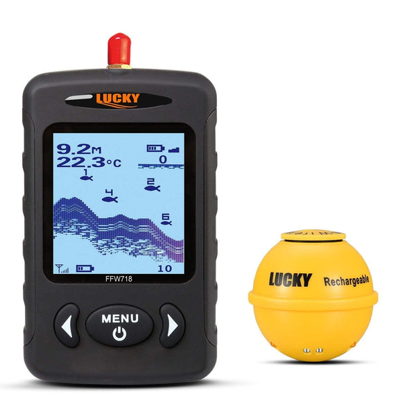 Planet Gates Russian Menu Wireless Sonar Portable Fish Finder Sensor Echo Sounder Alarm River Lake Sea Bed Live 135ft/45M