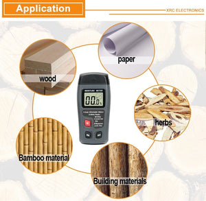 Planet Gates RZ Wood Moisture Meter Hygrometer Timber Damp Detector Tree Density Digital Wood Humidity Tester