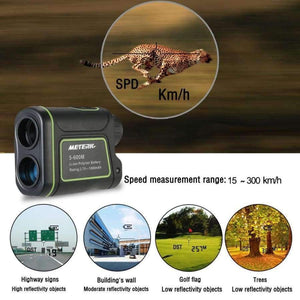 Outdoor Laser Distance Meter Telescope Digital Monocular Rangefinder High-Precision Range Finder Distance For Golf Hunting