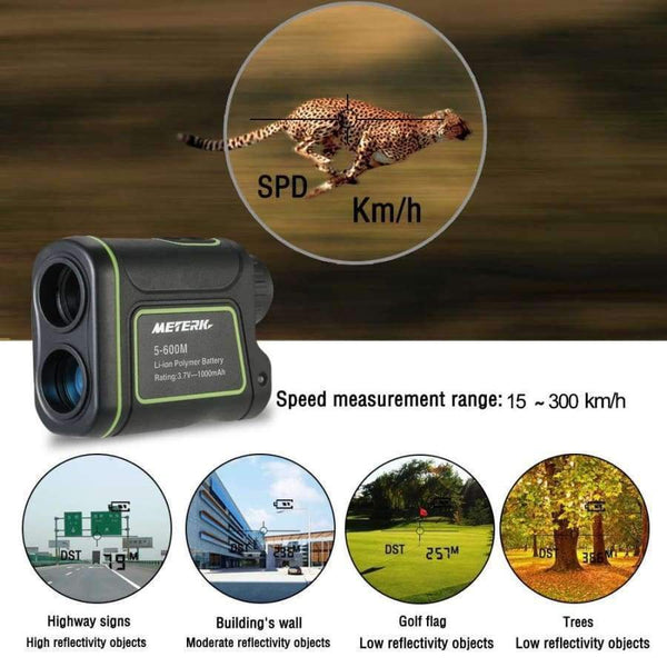 Outdoor Laser Distance Meter Telescope Digital Monocular Rangefinder High-Precision Range Finder Distance For Golf Hunting