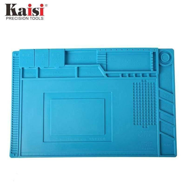 Planet Gates S-130  250mmX350mm Silicone Pad Desk Platform 45x30cm for Soldering Station Iron Phone PC Computer Repair Mat Magnetic Heat Insulation