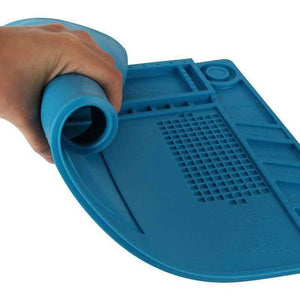 Planet Gates S-130  250mmX350mm Silicone Pad Desk Platform 45x30cm for Soldering Station Iron Phone PC Computer Repair Mat Magnetic Heat Insulation