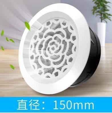 Adjustable round plastic air ventilation cover Fan Outlet Vent Extractor ceiling hole for kitchen bath air outlet fresh system