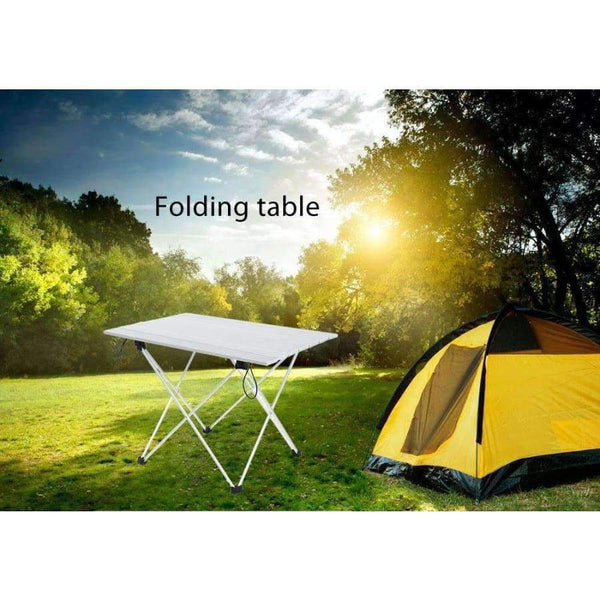 Planet Gates S Aluminum Alloy Table Foldable Desk Outdoor Camping Stable Portable mini BBQ Picnic Lightweight Anti-Skid Rectangle Table