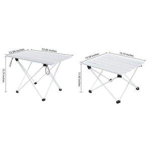 Planet Gates S Aluminum Alloy Table Foldable Desk Outdoor Camping Stable Portable mini BBQ Picnic Lightweight Anti-Skid Rectangle Table