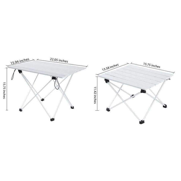 Planet Gates S Aluminum Alloy Table Foldable Desk Outdoor Camping Stable Portable mini BBQ Picnic Lightweight Anti-Skid Rectangle Table
