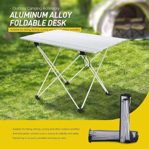 Planet Gates S Aluminum Alloy Table Foldable Desk Outdoor Camping Stable Portable mini BBQ Picnic Lightweight Anti-Skid Rectangle Table