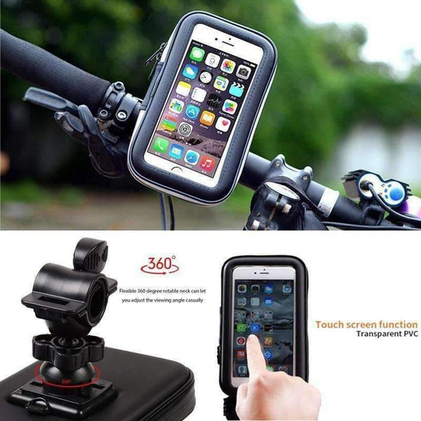 Planet Gates S Bicycle Motorcycle Phone Holder telephone Support For Moto Stand Bag For Iphone X 8 Plus SE S9 GPS Bike Holder Waterproof Cover