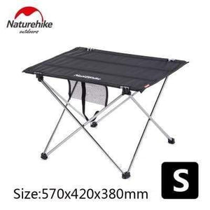 Planet Gates S Black Outdoor Folding Table Ultra-light Aluminum Alloy Structure Portable Camping Foldable Picnic Table