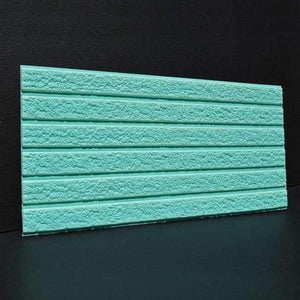 Planet Gates S blue 30cmX30cm 3d creative wall stickers living room dormitory self-adhesive foam wallpaper imitation brick stone striped wallpaper stickers