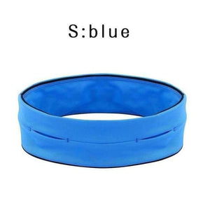 Planet Gates S Blue Running Bag Men Women Waist Phone Holder Belt Elastic Pack Belt Hiding Anti-thief Sport Accessories Fitness Gear