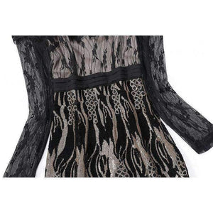 Planet Gates S Bodycon Dress Party Evening Women Sheer Mesh Ruffles Lace Design Midi Bandage Dress Ladies Special Events Slim Sequin Dress