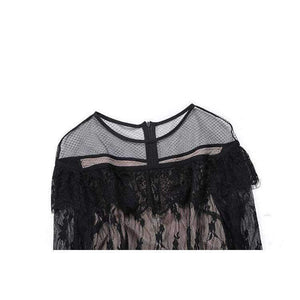 Planet Gates S Bodycon Dress Party Evening Women Sheer Mesh Ruffles Lace Design Midi Bandage Dress Ladies Special Events Slim Sequin Dress