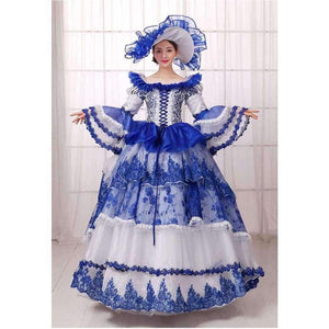 Planet Gates S Court Dress Retro Luxury Stage Uniform Halloween Queen Dresses Make Up Party Dress Formal Event Clothing