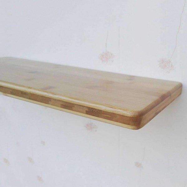 Planet Gates S Creative Kitchen Storage Wall Shelf Floating Wall Mounted Shelf Bamboo Photo Book Display Rack Holder Storage Ledge