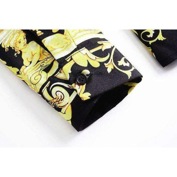 Planet Gates S Designer Fashion Women's Set Autumn 2018 Tunic Print Long Sleeve Tops Shirt+A-Line Mini Skirt Suit Lady Casual Two Piece Set