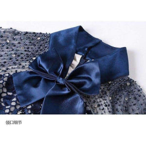 Planet Gates S Dress Lux Women Sequin Embroidery Sleeveless Bow Tie Elegant Midi Party Event Dress Tunic Vestidos De Novia