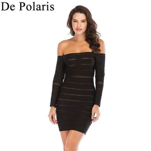 Planet Gates S Dress office lady solid strapless sexy black bandage dress women celebrity bar club party event dinner bandage dress