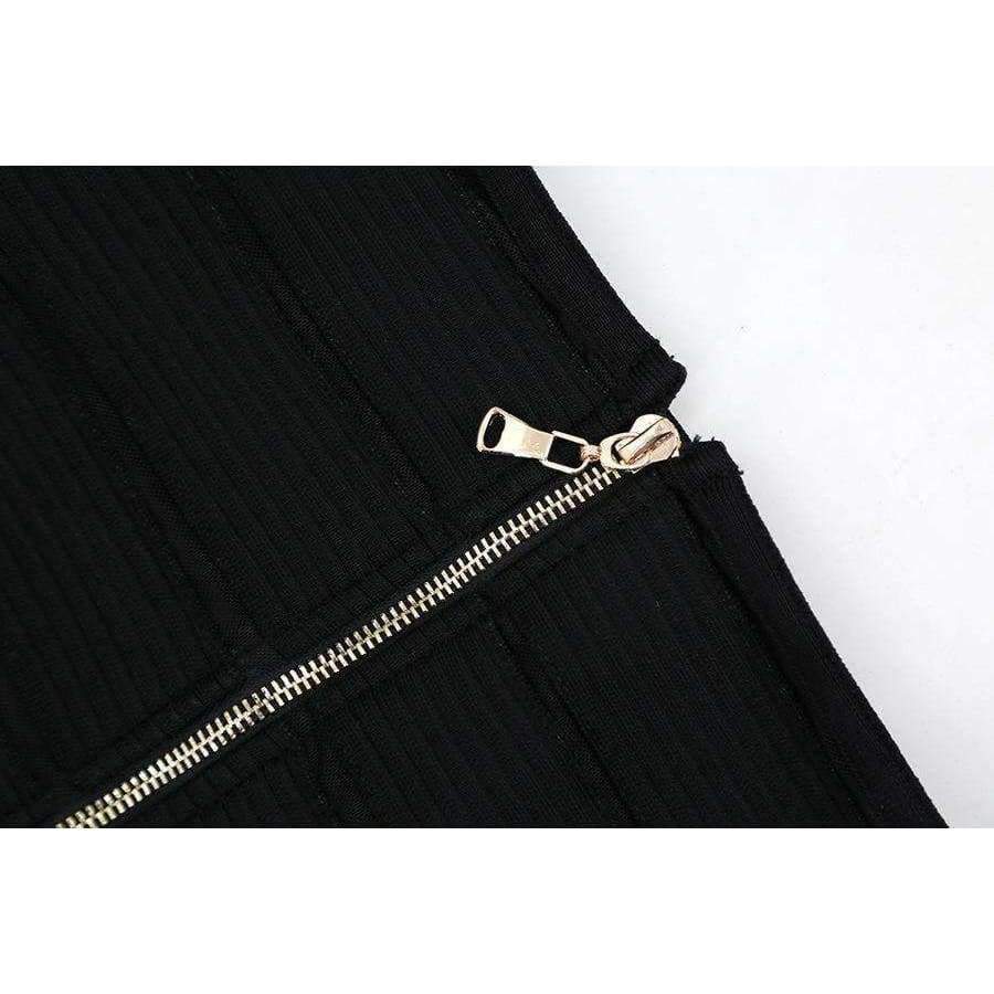 Planet Gates S Dress office lady solid strapless sexy black bandage dress women celebrity bar club party event dinner bandage dress