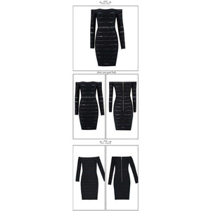 Planet Gates S Dress office lady solid strapless sexy black bandage dress women celebrity bar club party event dinner bandage dress