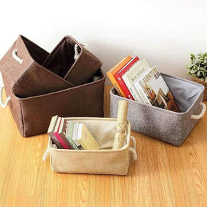 Planet Gates S / Golden Laundry Storage Basket Cotton Waterproof Folding Eco-friendly Sundries Clothes Toy Home Storage Organization Box With Cover