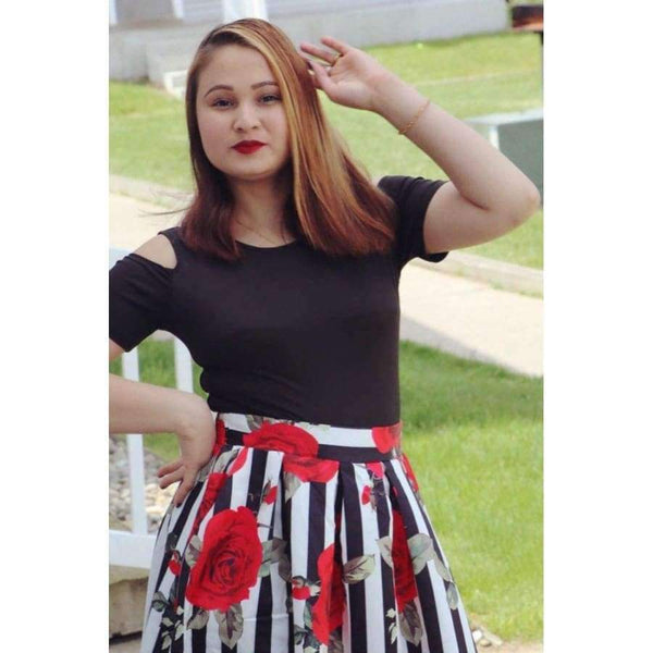 Planet Gates S JRRY New Two Pieces Casual Women Maxi Dresses Short Sleeve Black Top Long Pattern Floral Dress Plus Size 6XL Vestidos