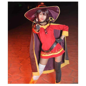 Planet Gates S KonoSuba Megumin Halloween Cosplay Anime God's Blessing on this Wonderful World Cosplay Megumin KonoSuba Costume Women