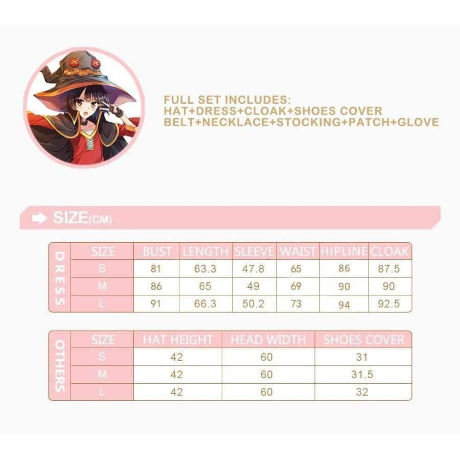 Planet Gates S KonoSuba Megumin Halloween Cosplay Anime God's Blessing on this Wonderful World Cosplay Megumin KonoSuba Costume Women