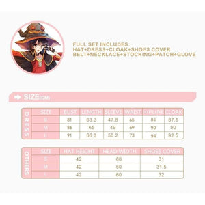Planet Gates S KonoSuba Megumin Halloween Cosplay Anime God's Blessing on this Wonderful World Cosplay Megumin KonoSuba Costume Women