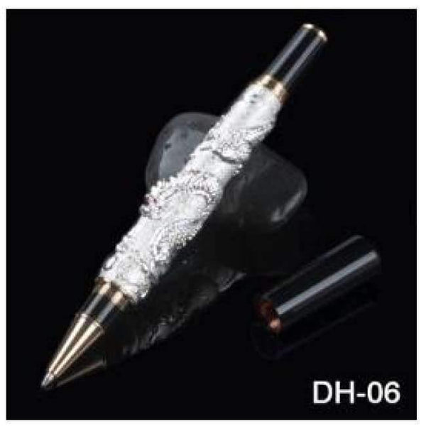 Planet Gates S Luxury  41 silver dragon roller ball pen stationery school office supplies writing gift collection pens with pencil case
