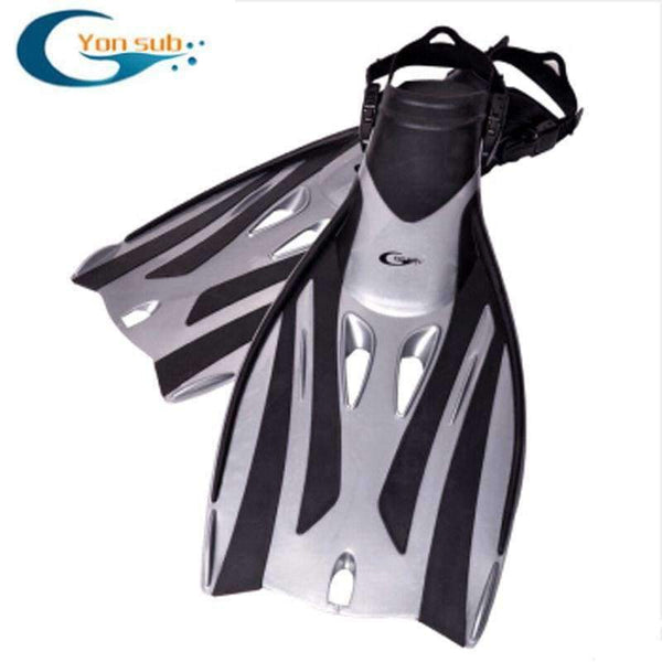 Planet Gates S-M 36-40 / China Quality Open Heel Adult Diving Flippers Non-slip Adjustable Diving Fins For Swimming Snorkelling Free Shipping