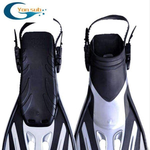 Planet Gates S-M 36-40 / China Quality Open Heel Adult Diving Flippers Non-slip Adjustable Diving Fins For Swimming Snorkelling Free Shipping