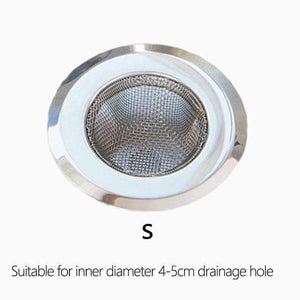 Stainless steel bathroom washbasin hair filter kitchen sink floor drain anti-blocking tools home accessories