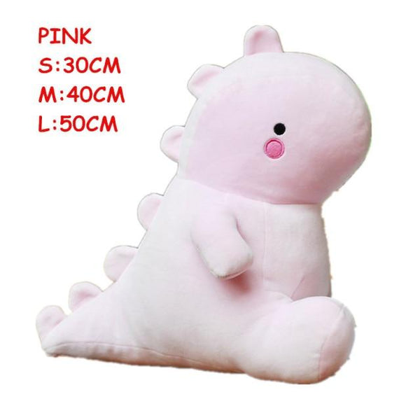 Planet Gates S / normal pink Ultra Soft Lovely Dinosaur Plush Doll Huggable Pink/Blue Stuffed Dino Toy Kids Huggable Animals Plush Toy 30/40/50cm