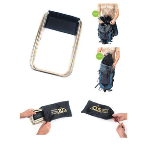 Planet Gates S Outdoor Folding Chair 7075 Aluminum Alloy Fishing Camping Chair BBQ Stool Folding Stool Portable Travel Train Chair