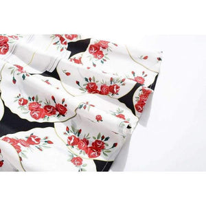 Planet Gates S Print Dress 2018 Autumn Fashion Clothing Women Turn-down Collar Beading Elegant Long Sleeve Party Midi Dress Events