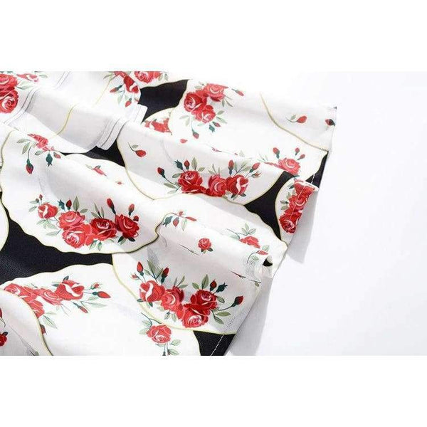 Planet Gates S Print Dress 2018 Autumn Fashion Clothing Women Turn-down Collar Beading Elegant Long Sleeve Party Midi Dress Events