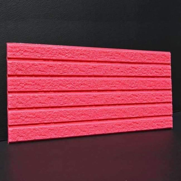 Planet Gates S-rose red30cmX30cm 3d creative wall stickers living room dormitory self-adhesive foam wallpaper imitation brick stone striped wallpaper stickers