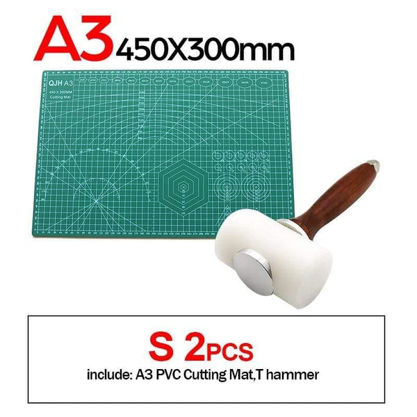 Planet Gates S set A1A2A3A4 PVC Cutting Mat DIY Leather Craft Tool Double-sided Self-healing Mat Bottom Plate Cutting Patchwork Sewing Tool Set