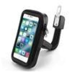 Planet Gates S size (130 x 70 mm) Universal Waterproof Motorcycle Bike Scooter Mobile Phone Holder Bag Case for iPhone8 7 Samsung Support 4.7-6.3 Inch