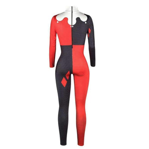 Squad Harley Quinn Jumpsuit Catsuit Sexy Cosplay Costumes Halloween Women Bodysuit Fancy Dress - Planet Gates