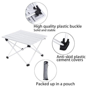 Planet Gates S Table Foldable Desk Outdoor Camping Stable Portable mini BBQ Picnic Lightweight Anti-Skid Rectangle Table