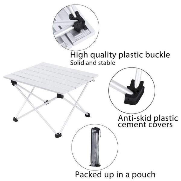 Planet Gates S Table Foldable Desk Outdoor Camping Stable Portable mini BBQ Picnic Lightweight Anti-Skid Rectangle Table